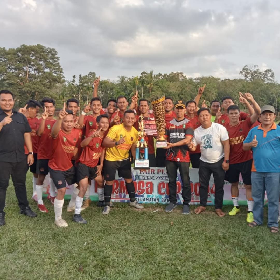 PS. BANTAN PUTRA MENJUARAI TOURNAMENT SEPAK BOLA BERMASA CUP KECAMATAN BANTAN TAHUN 2024  