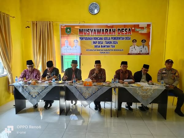 BPD DESA BANTAN TUA TAJA MUSYAWARAH DESA RKP TAHUN 2024